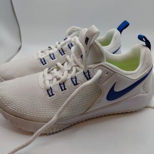 Nike Zoom White and Blue Sneakers Volleyball